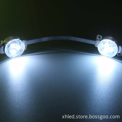 Miracle Bean SMD3535 Waterproof 0.75W IC XH-6897 IP67 RGB DC12V 30mm Pixel LED